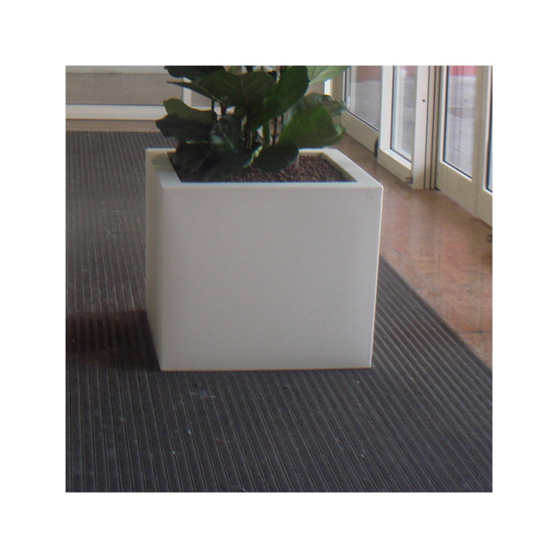 Cubotti Planter Box, Anthracite, 17" H x 19.5" W x 19.5" D