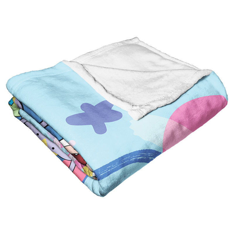 Adventure Time Glob Silk Touch Sherpa Throw Blanket 50" x 60"