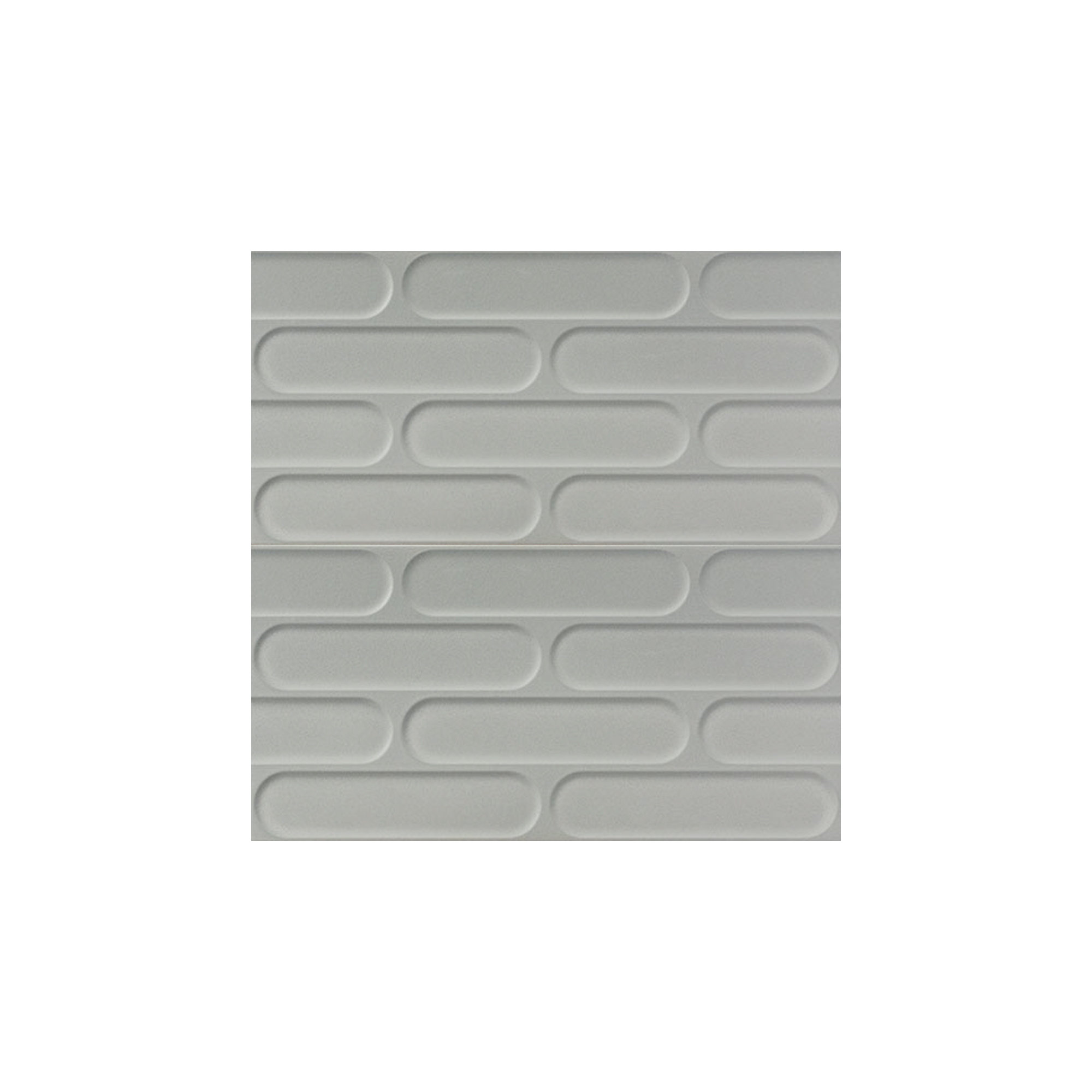 Biscotti  12" x 24" Fishscale 3D Italian Wall Tile, Cenere Gray