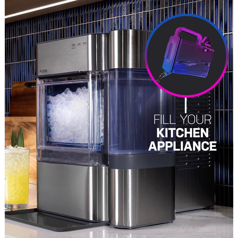 GE Profile ENERGY STAR 23.3 Cu. Ft. Smart Counter-Depth Fingerprint Resistant 4-Door French-Door Refrigerator With Door In Door