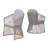 Outdoor Dining Armchair With Cushion-902123661