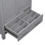Meuble-lavabo moderne avec lavabo simple, armoire de rangement avec 2 portes et un tiroir-106834878