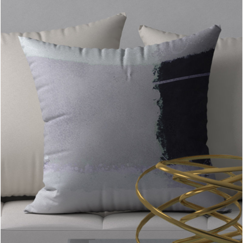 Housse de coussin décorative carrée simple et insert, 24" X 24"