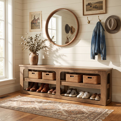 Banc de rangement pour chaussures 70,87 "Farmhouse