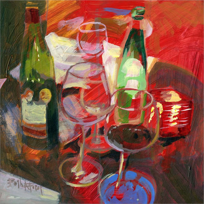 Décoration murale Vin Rouge