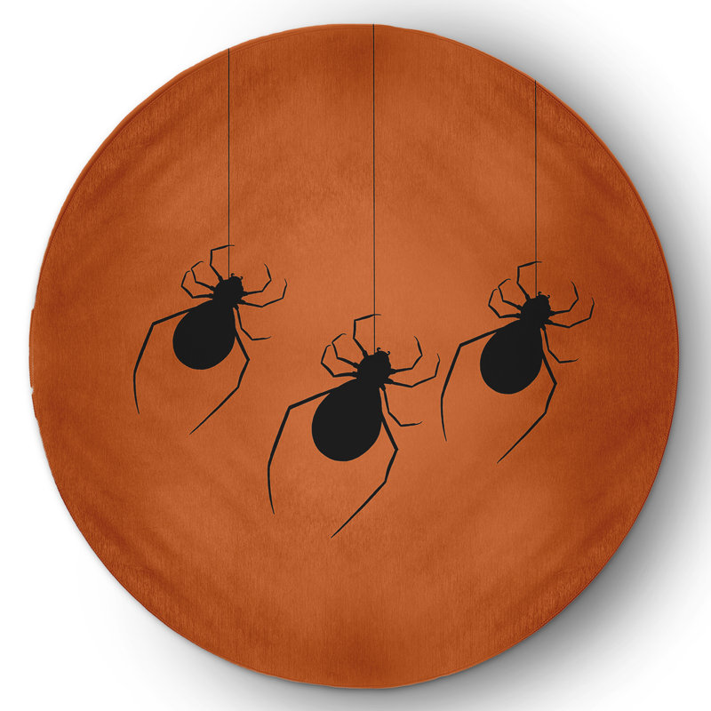 Dejahnae Chenille Indoor Rug, Round 5'