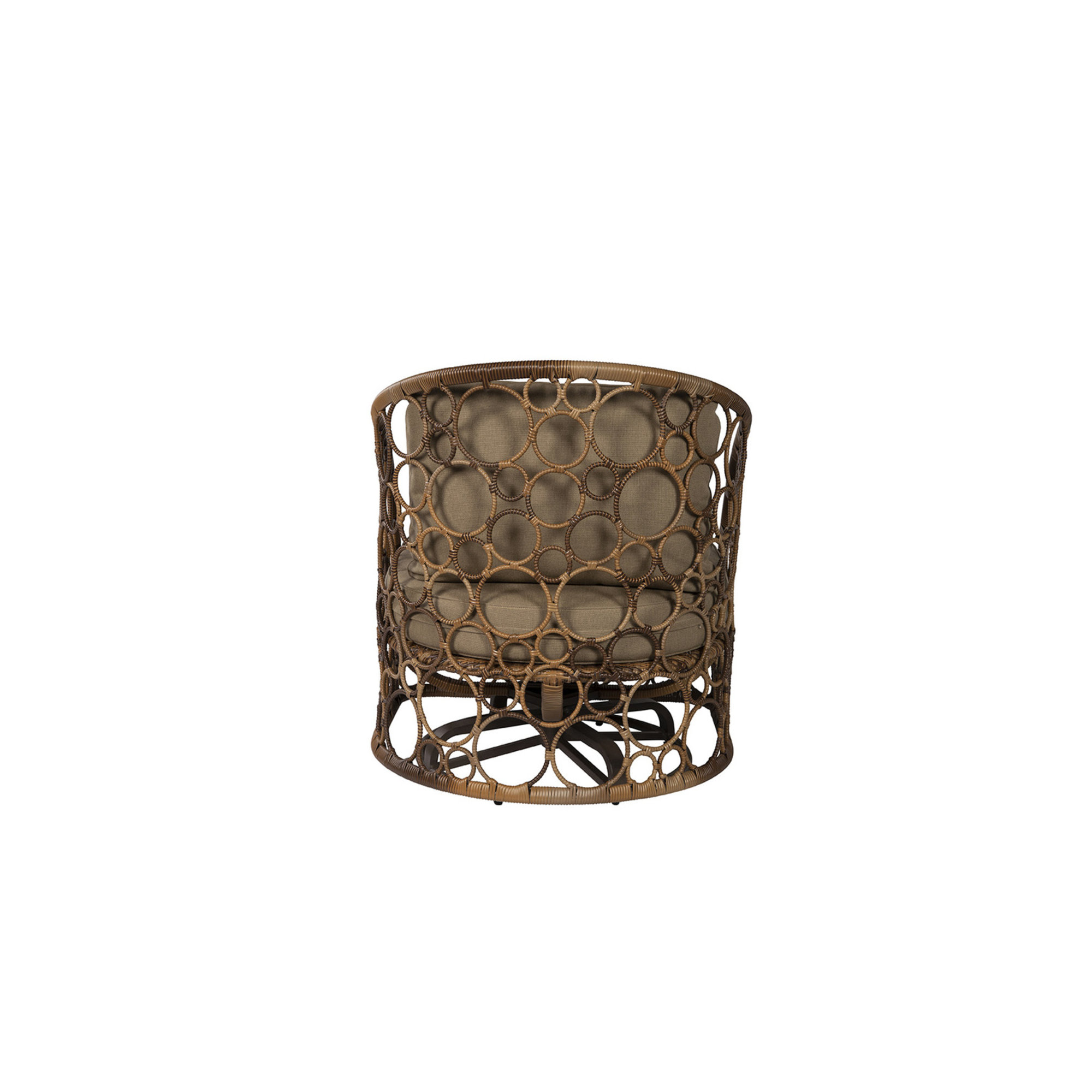 Swivel Wicker Outdoor Lounge Chair