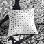 Édredon noir très grand 7 pièces - Housse de coussin en coton 180tc