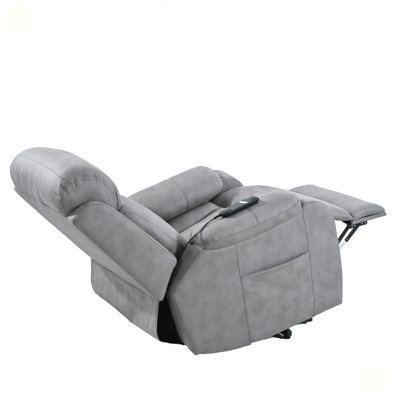 Zymeria Upholstered Power Recliner by Latitude Run