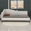 Twin Size L-Shaped Daybed With Solid Wood Legs-1264328692