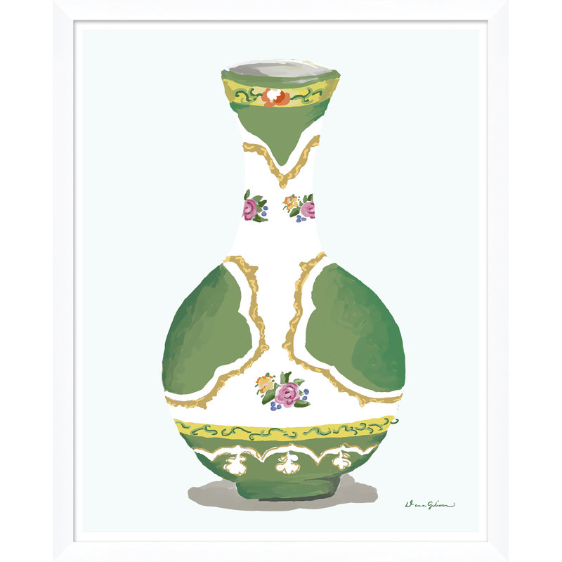 Vase Series Giclee Print by Dana Gibson, Green