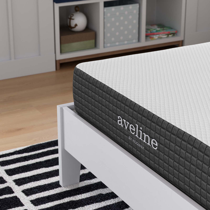 Matelas moyen en mousse à mémoire de forme Modway Aveline, Lit simple
