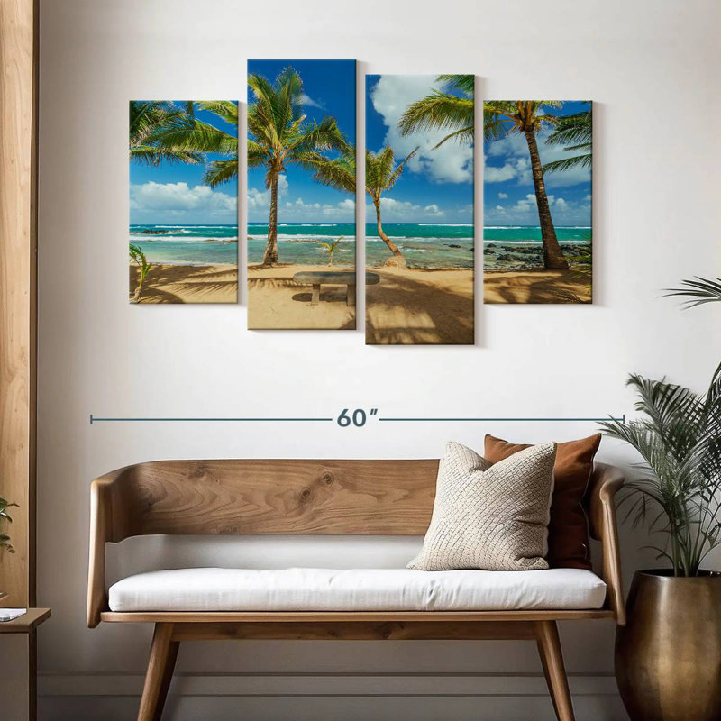 Banc Gillard Kuau Cove, H 32 po x l 52 po