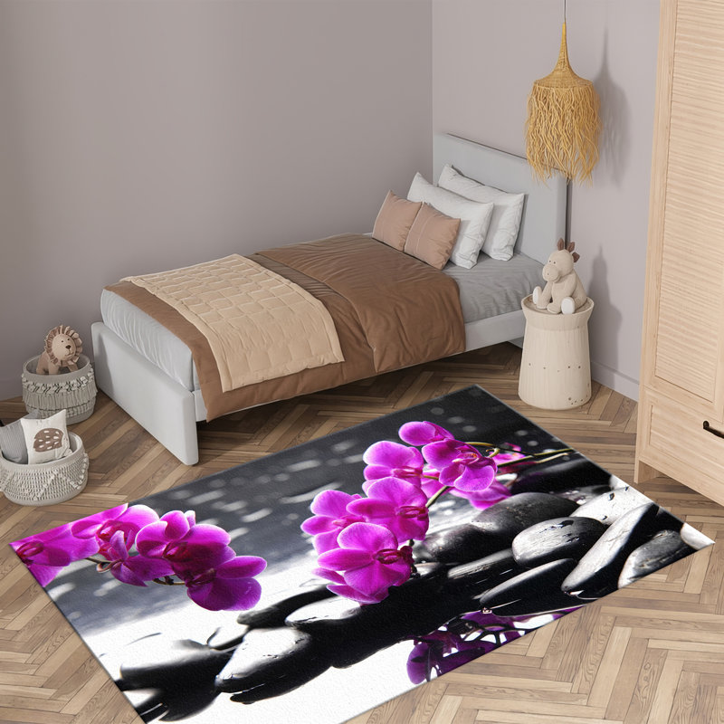 Chic Non-Woven Printed Rug with Intricate Geometric Design Ideal for Adding a Stylish Touch to Your Home Decor