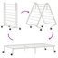 Bed Frame Without Mattress Foldable Steel-472756814-472756818