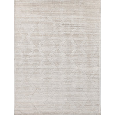 Castelli Geometric Area Rug in Light Beige