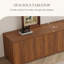Ensemble de salon Mid-Century brun