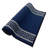 Custom Size Anti Slip Low Profile Loop Pile Meander Greek Key Navy Design Runner Rug Carpet-1288887676