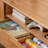 Log style simple solid wood TV cabinet