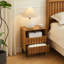 Table de chevet 2 tiroirs Wooden Stripe-878402835