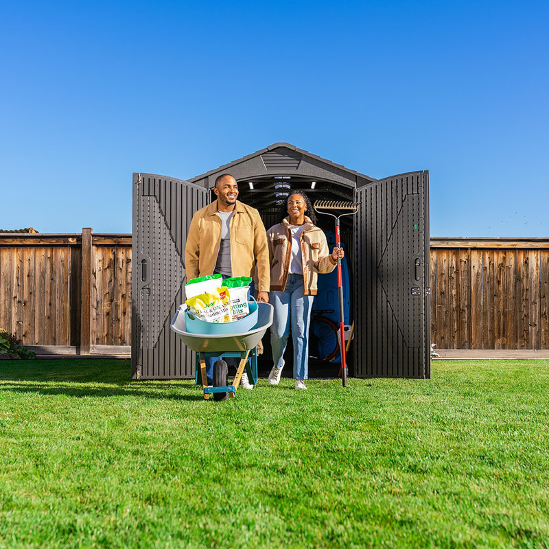 Lifetime 7-ft x 14-ft Outdoor Storage Shed, 7 ft x 14 ft