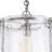 1-Light Handcrafted Textured Water-Glass Cylinder Pendant-1347820204