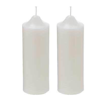 Unscented Pillar Candle
