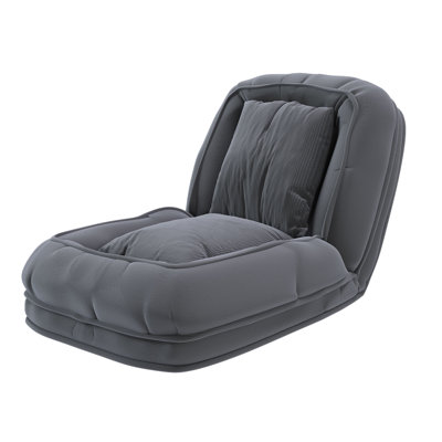Green Corduroy Convertible Sofa Bed for Adults & Pets - 5-Position Adjustable Foldable Lazy Chair with 2 Soft Pillows for Living Room, Bedroom & Reading Corner