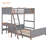 Twin Over Full Bunk Bed With Integrated Desk-1361233941
