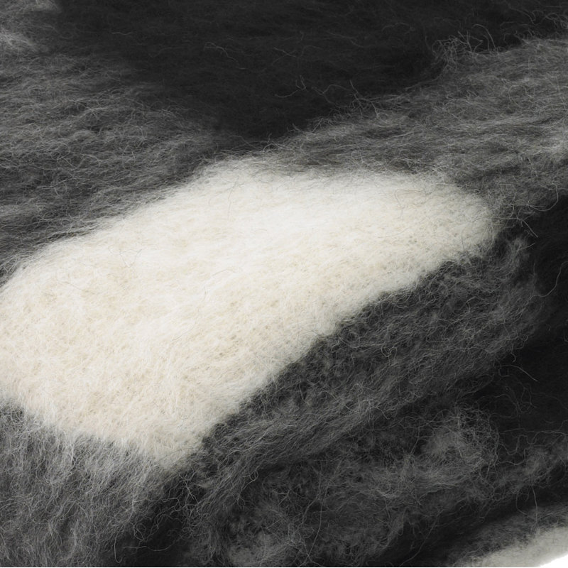 Kennon Hand Woven Throw Blanket, Friesian Plaid