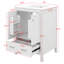 Meuble-lavabo 24 po avec lavabo, meuble-lavabo simple, meuble-lavabo avec comptoir, tablette de porte et cloison de tiroir-1905946524
