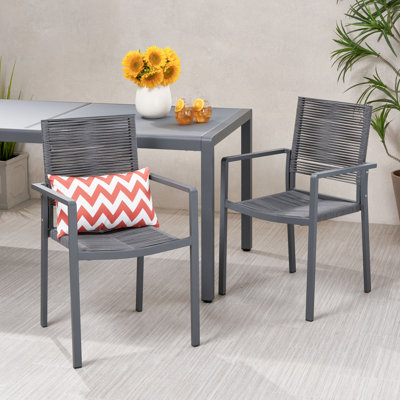 Arniaga Patio Dining Chair by Wade Logan