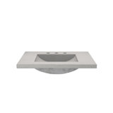 30.5" Single Bathroom Vanity Top with Sink