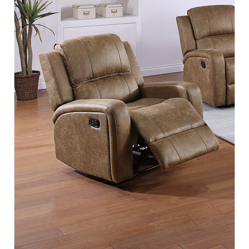 Fauteuil inclinable simple, Châtaigne