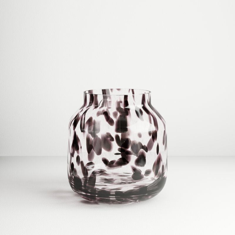 Vase de table Goldia, Mauve, H 10,45 po x l 10,25 po x P 10,25 po
