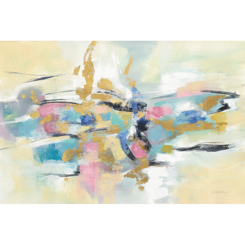 Kimono Fragment by Silvia Vassileva - Wrapped Canvas Painting, 81cm H x 122cm W x 3.8cm D
