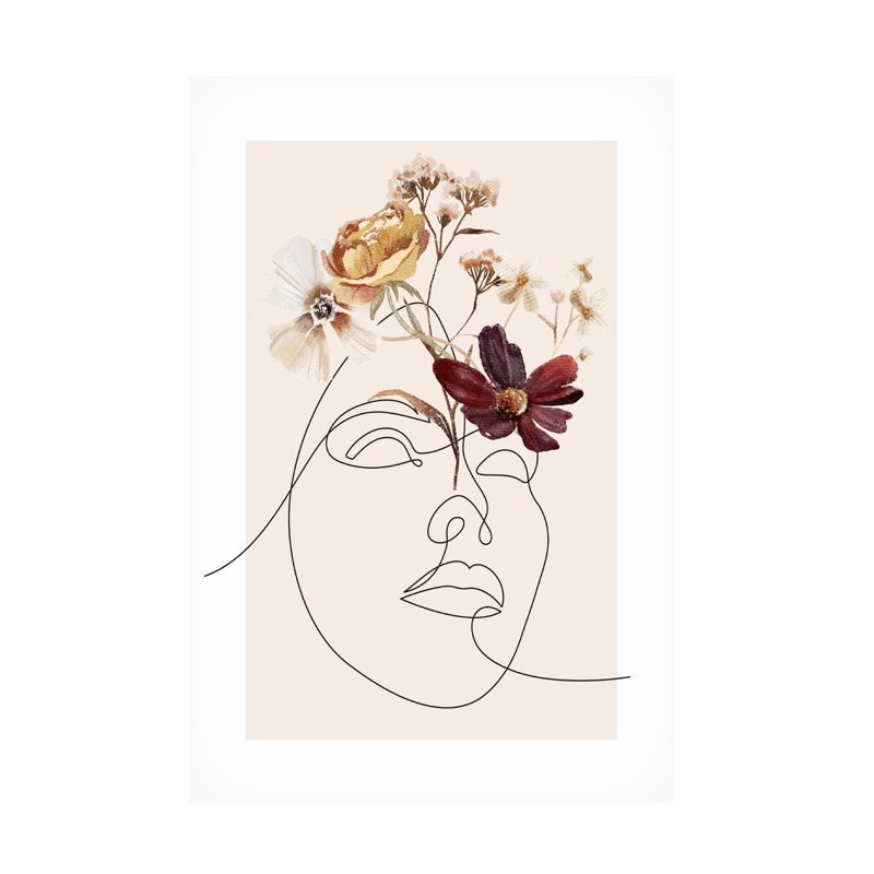 Art sur toile Face bolognaise, sauvage, H 47 po x l 30 po