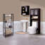 Derizzo 148 cm H x 60 cm W Steel Etagere Bookcase-1562801350