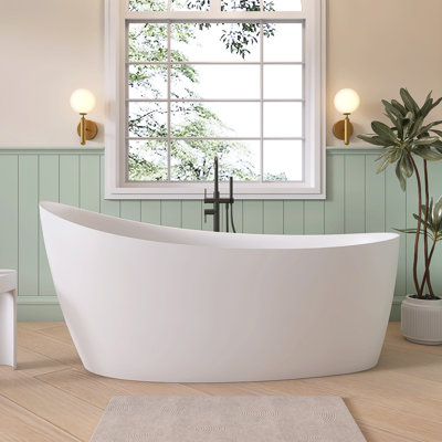 Baignoire de trempage autoportante 65 po 65 po