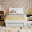 Phoenix Wood Platform Bed with Trundle-223210854-223210851