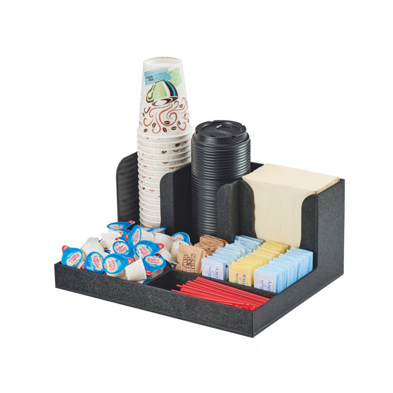 Cup/Lid/Napkin Condiment Storage Organiser