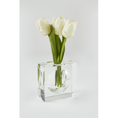 Crystal Glass Table Vase