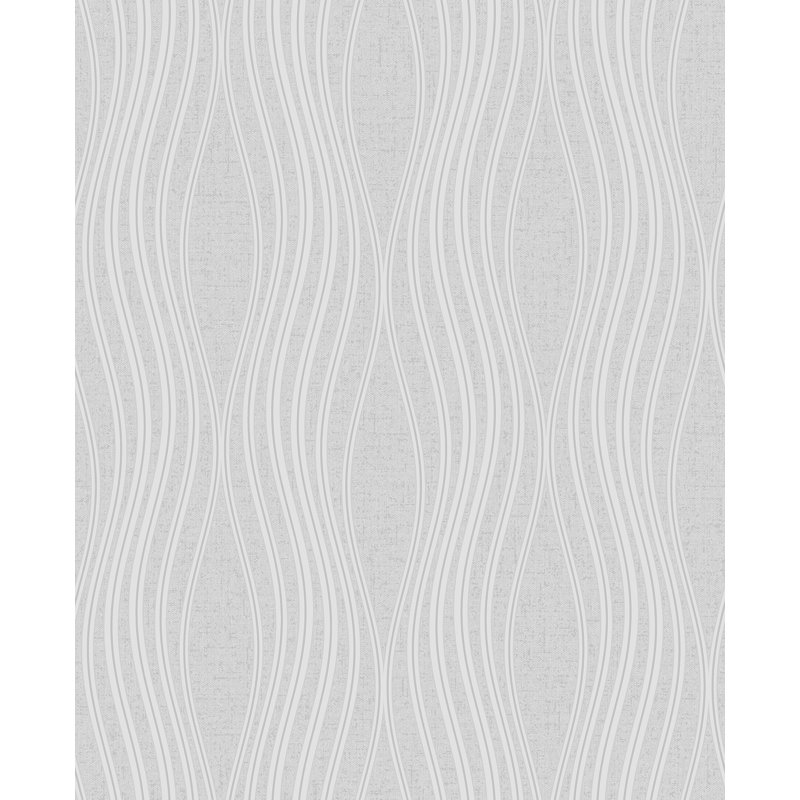 Rouleau de papier peint L 33 pi x l 20,5 po Cline, Argent