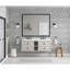 Miroir de salle de bain super lumineux avec lumières, miroir de salle de bain mural avec miroir en métal et miroir à DEL à intensité variable-836707909