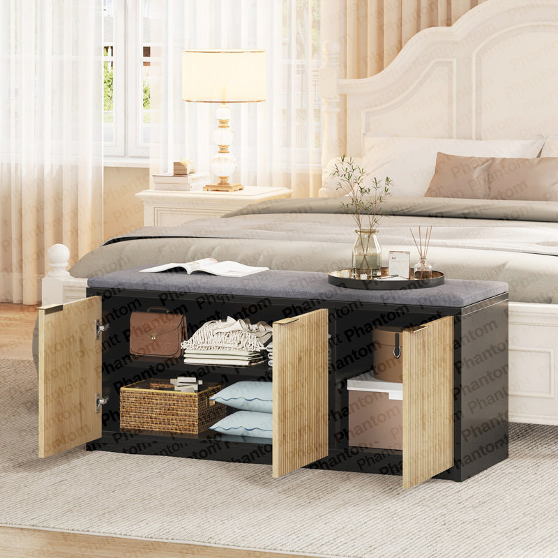 Banc de rangement pour chaussures Vividwood