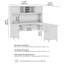 Bureau en L de 72 po avec huche et rangement Paelynn, bureau d'ordinateur d'angle, bois moderne, cerisier moka-342025431-274893477