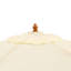 Wooden Garden Parasol & Base - 2.7m-687001687-687001686
