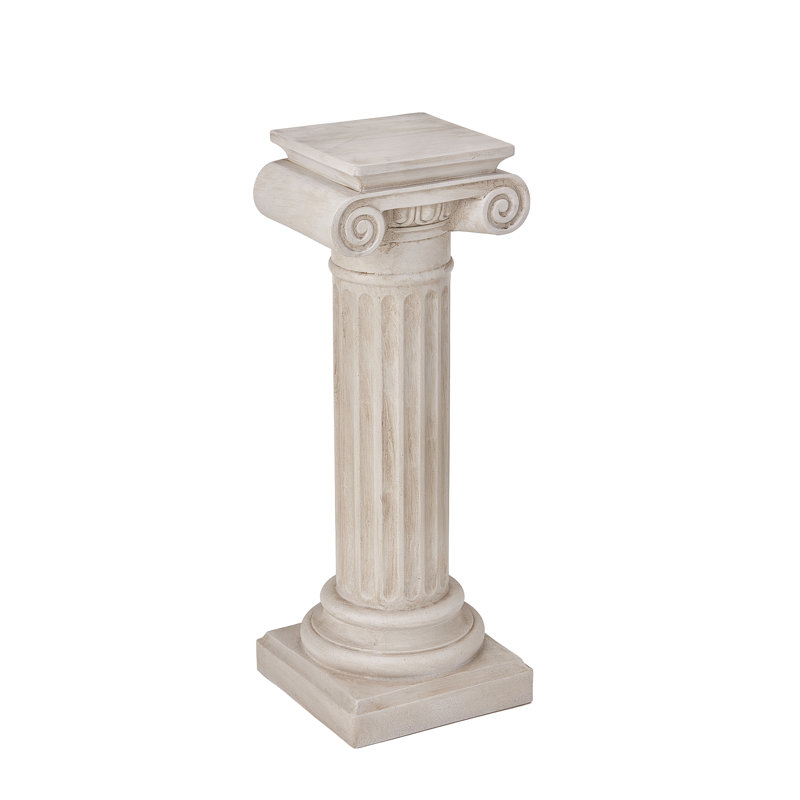 Support pour plante à colonnes MGO fabriqué à la main avec détails architecturaux gréco-romains Tivoli