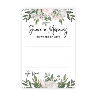 Florals Share a Memory Cards