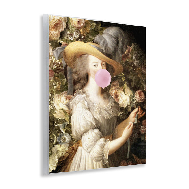Art mural Renaissance Lady & Gum par Piddix